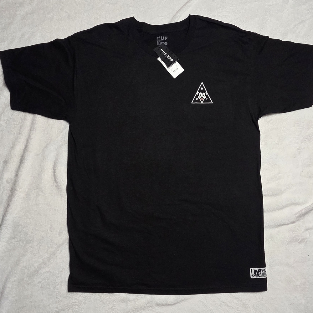 HUF Black Short Sleeve Tee